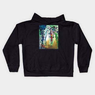 Adam and eve Kids Hoodie